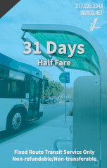 31 Day Half Fare